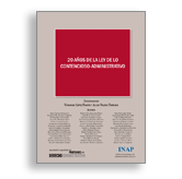 Portada 20 años de la Ley de lo Contencioso-Administrativo. Acceso a venta de publicaciones en línea