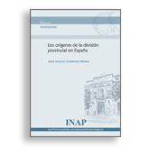 Portada Los orígenes de la división provincial en España. Acceso a venta de publicaciones en línea