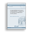 Portada La responsabilidad patrimonial de la Administración y su relación con los estándares de calidad de los servicios públicos. Acceso a venta de publicaciones en línea