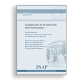 Portada Cooperación en la formación entre instituciones. Acceso a venta de publicaciones