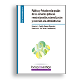 Portada Público y Privado en la gestión de los servicios públicos: reestructuración, extrnalización y reversión a la Administración. Acceso a venta de publicaciones en línea
