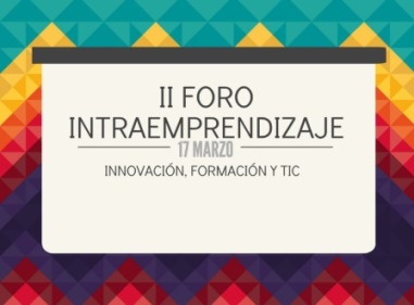 Logotipo del II Foro de Intraemprendizaje del INAP "Innovación, Formación y TIC"