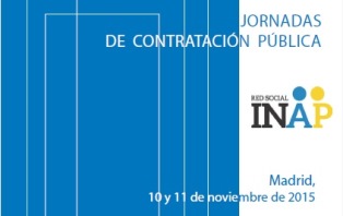 Logotipo de las Jornadas de contratación pública del INAP
