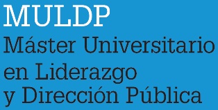 Cartel del Máster Universitario en Liderazgo y Dirección Pública