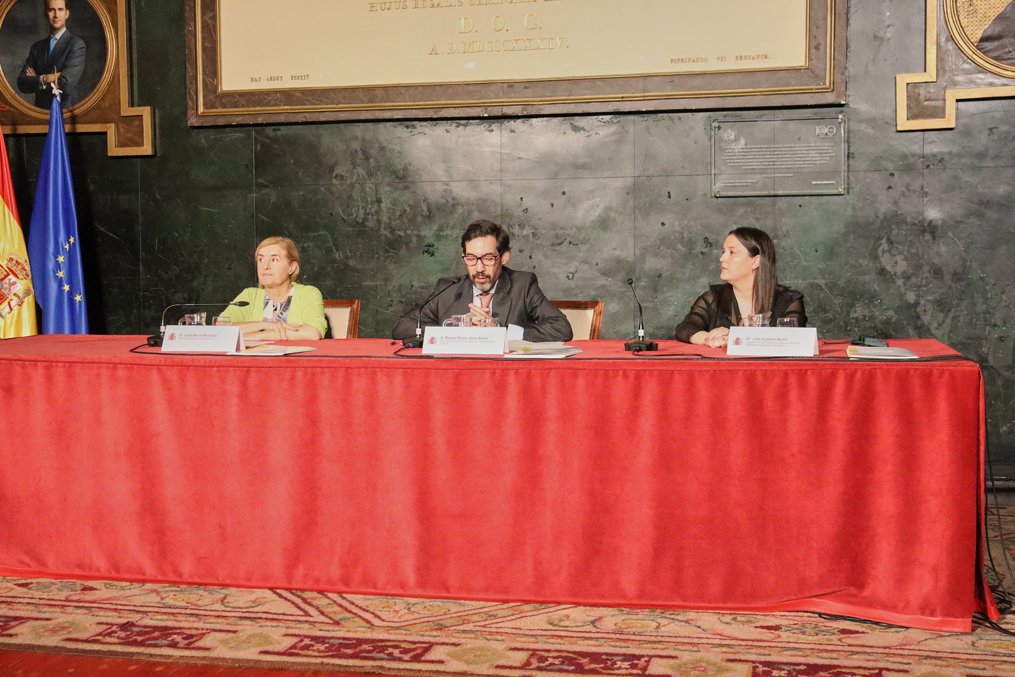 Presidencia acto clausura curso selectivo