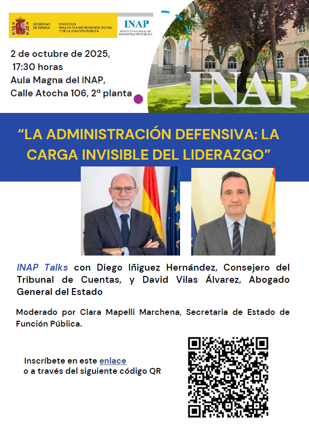 Cartel de INAP Talk del 2 de octubre de 2025
