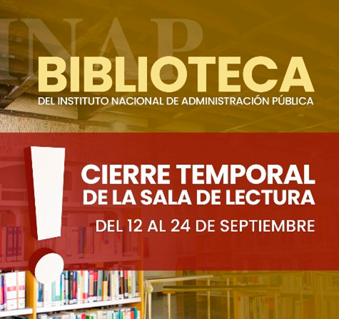 cierre de la biblioteca por un periodo de tiempo