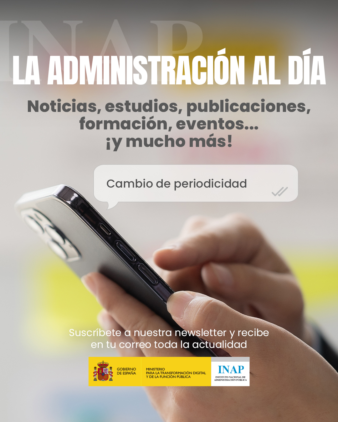 La administración al día cambio de periodicidad